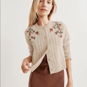 NWT Reformation Loki Regenerative Wool Cardigan